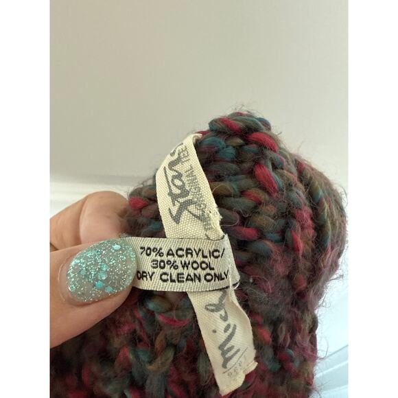 Michael Stars Wool Blend Cable Knit Infinity Scarf, OS - Picture 5 of 5